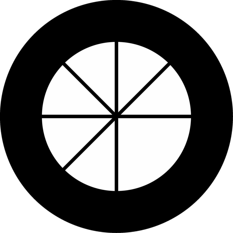 Pie Chart Chart Graph Glyph Circle Inverted vector