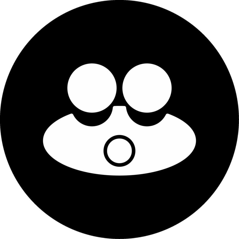 Enzyme Application Research Glyph Circle Inverted vector