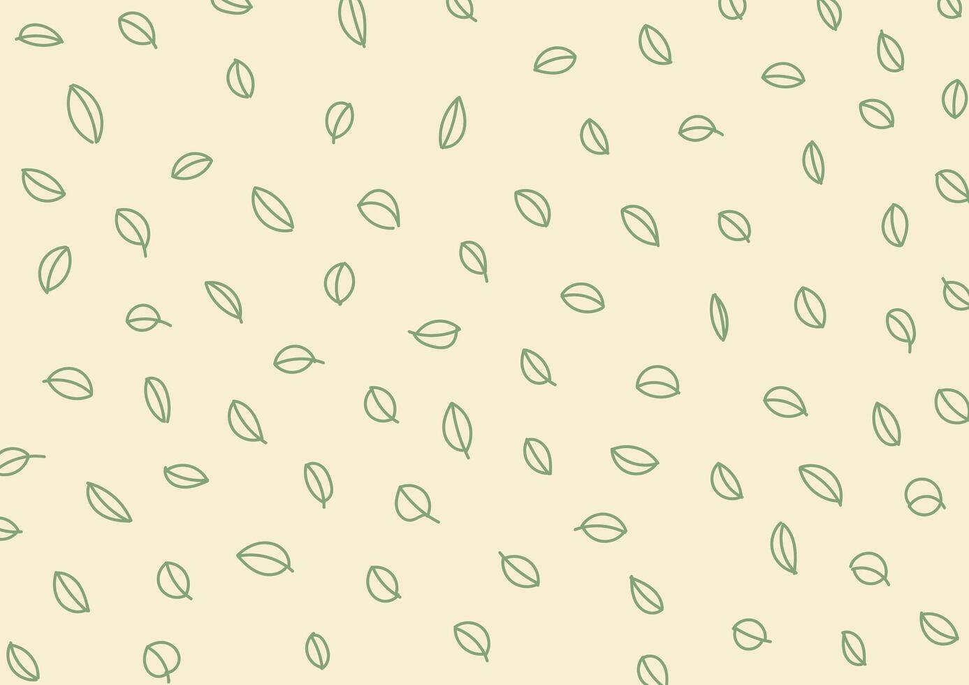 Leaf background pattern. hand drawn seamless pattern. Leaf background for fabric design, textile print, wrapping paper, cover. illustration. vector