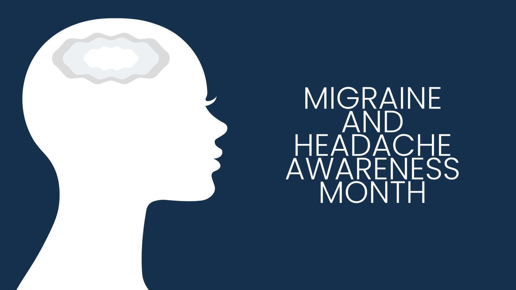 Living with Migraine Understanding the Daily Struggle vector