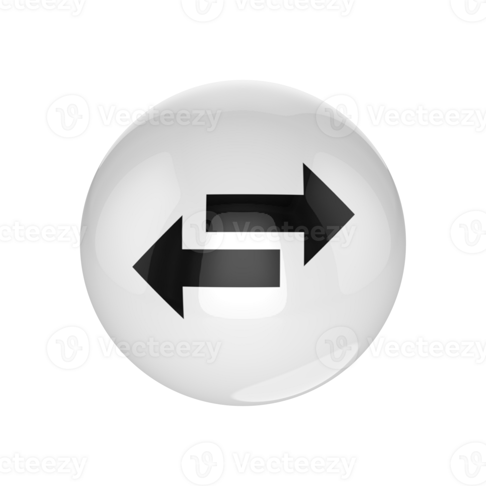 A black and white image of two arrows pointing in opposite directions png