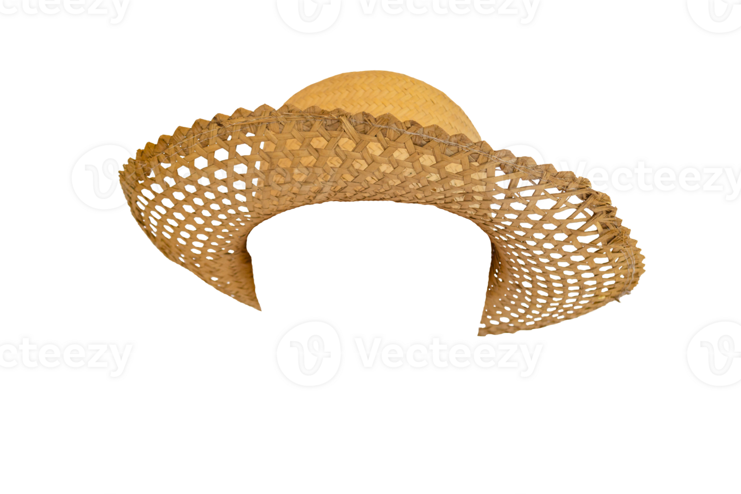 Woven straw hat, symbol of the June festivities in Brazil png