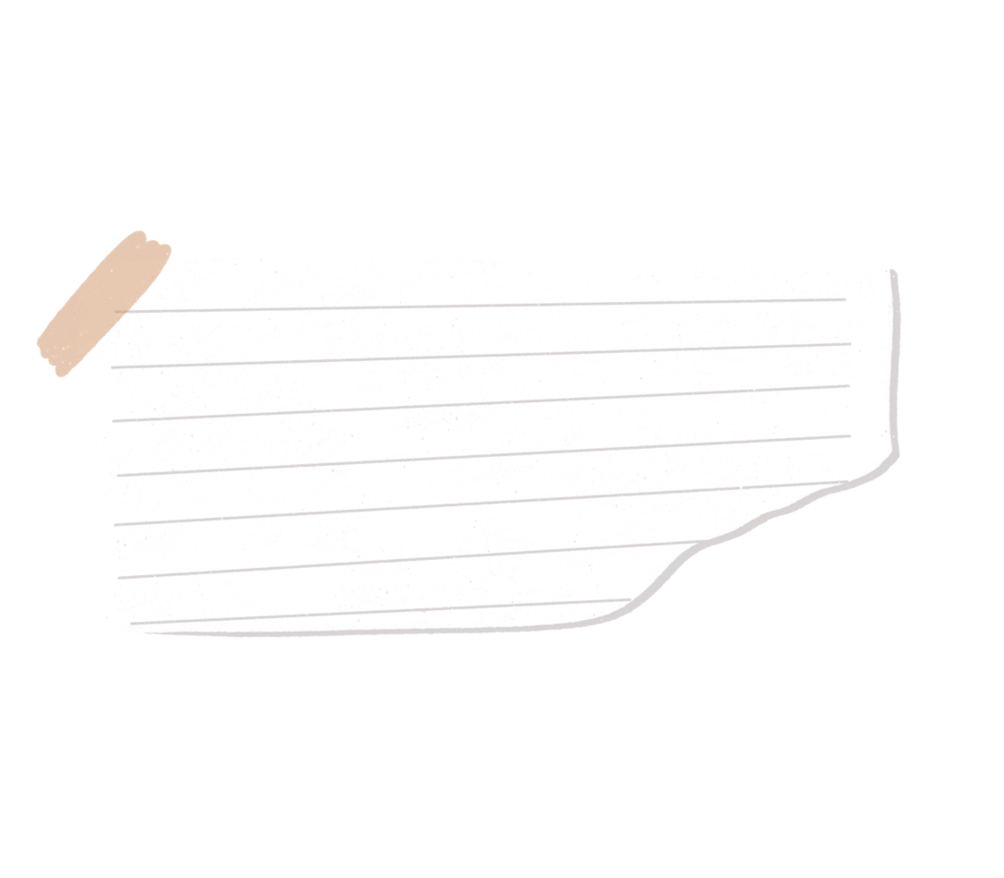 scrapbook papers blank notepad pages with tape png