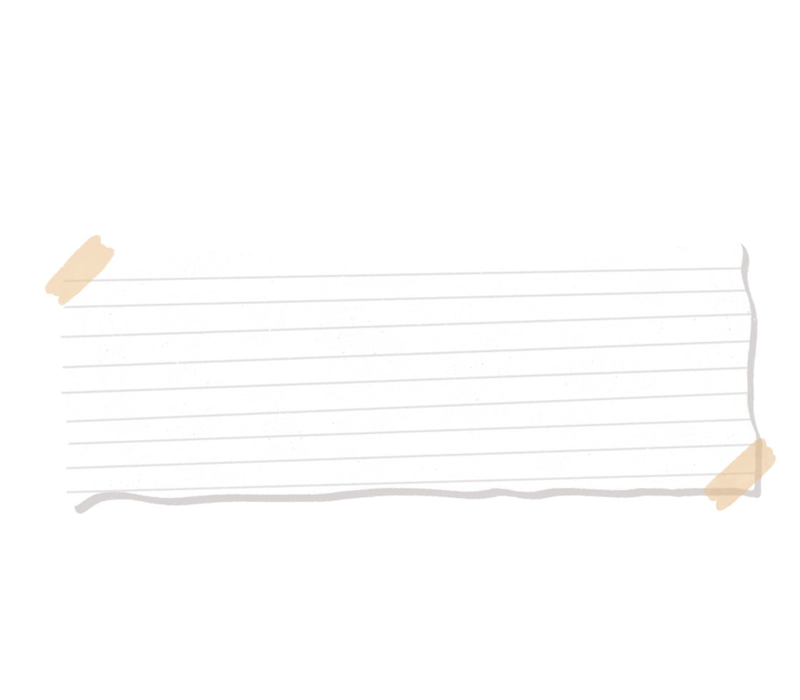 ripped papers blank with tape png