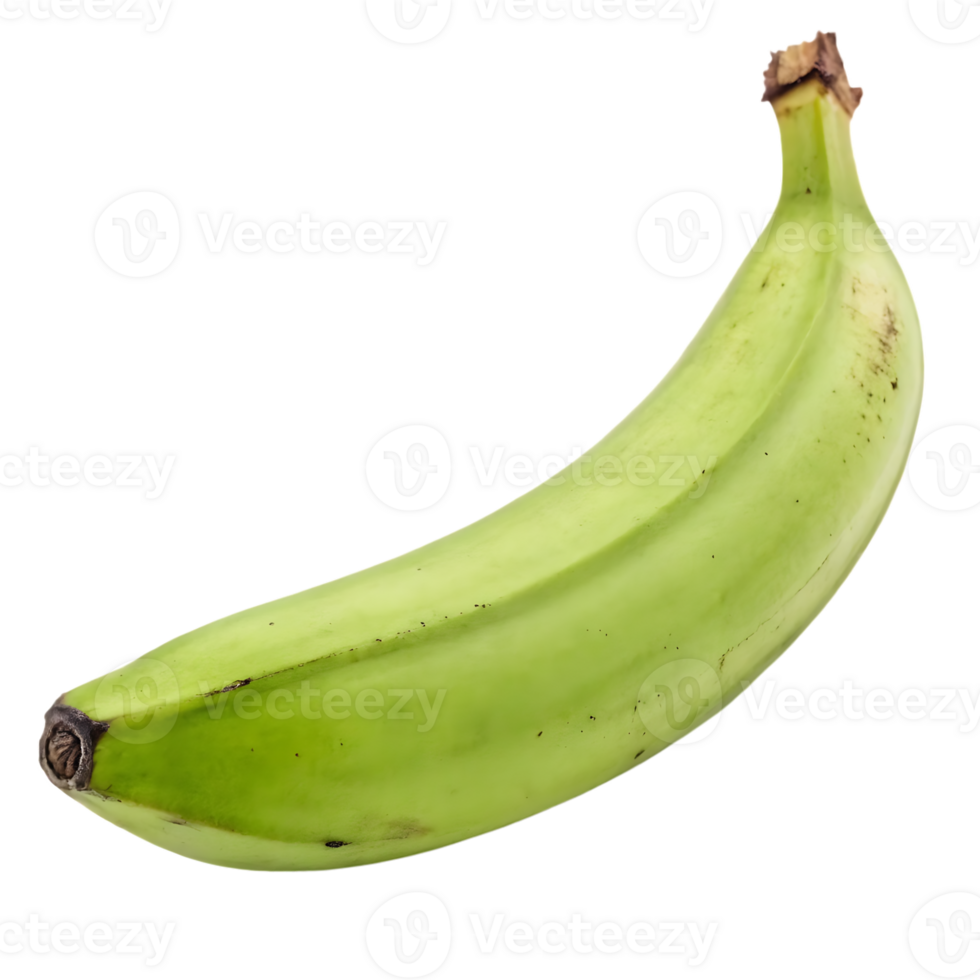 Single ripe green banana png