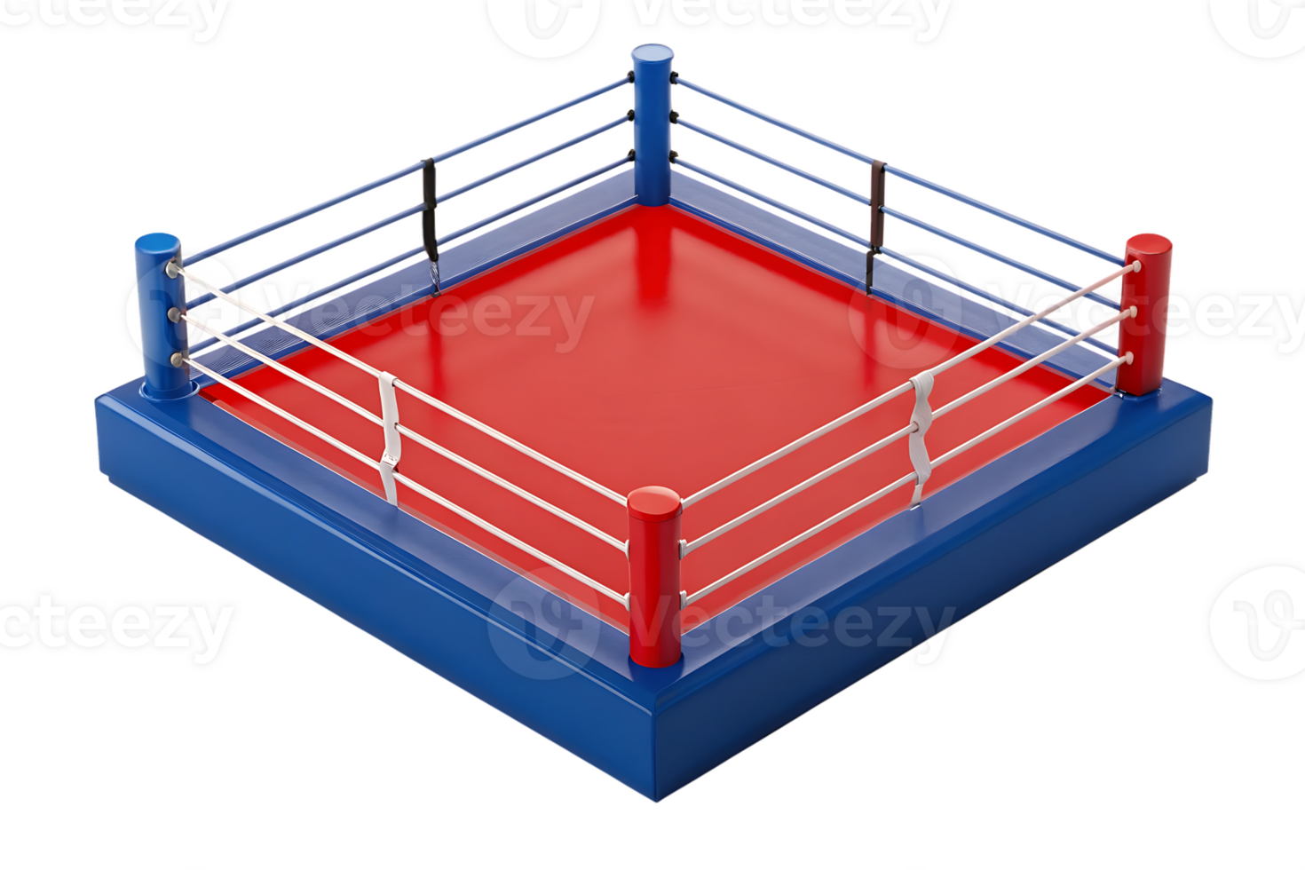 Boxing ring, isolated png
