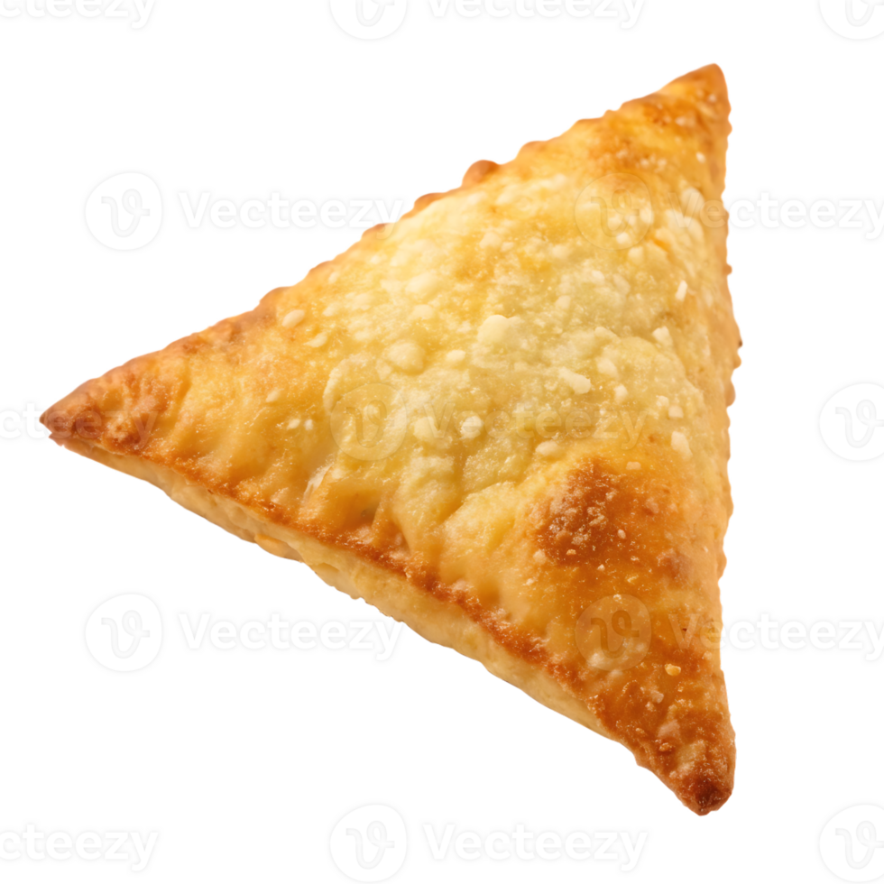 Single, golden brown samosa pastry png