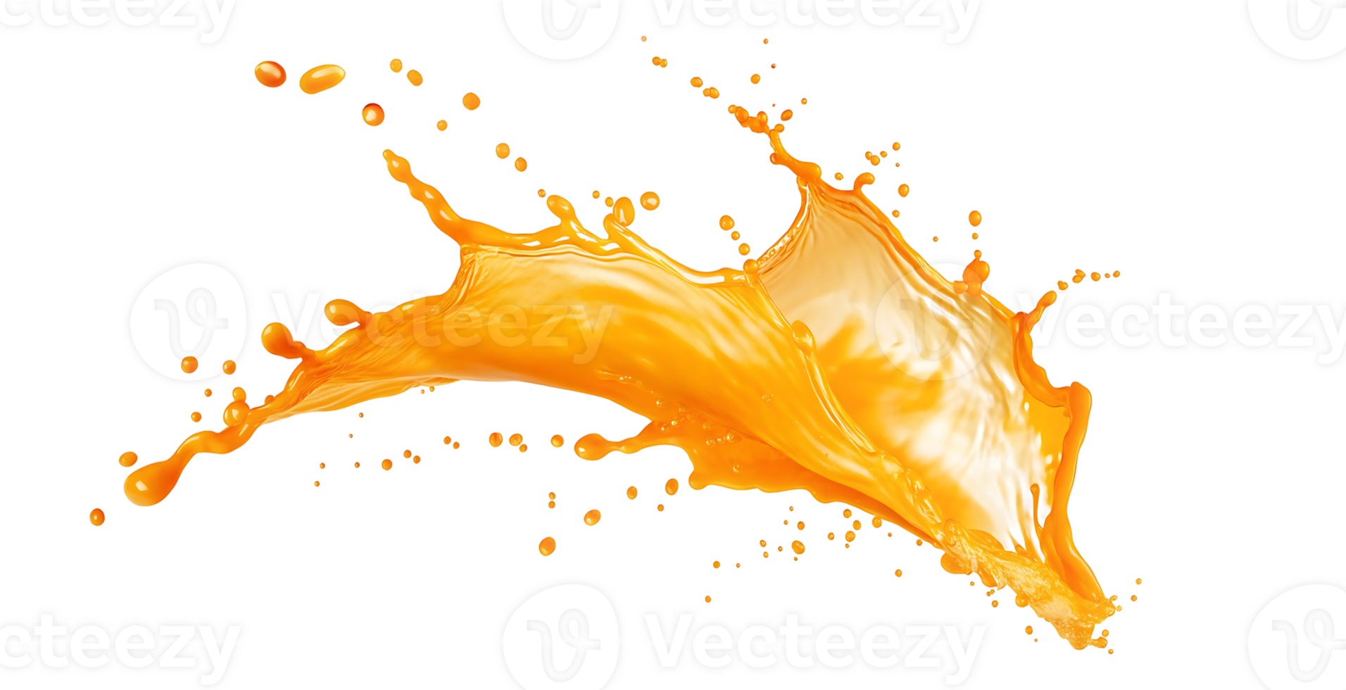 orange juice splash isolated png