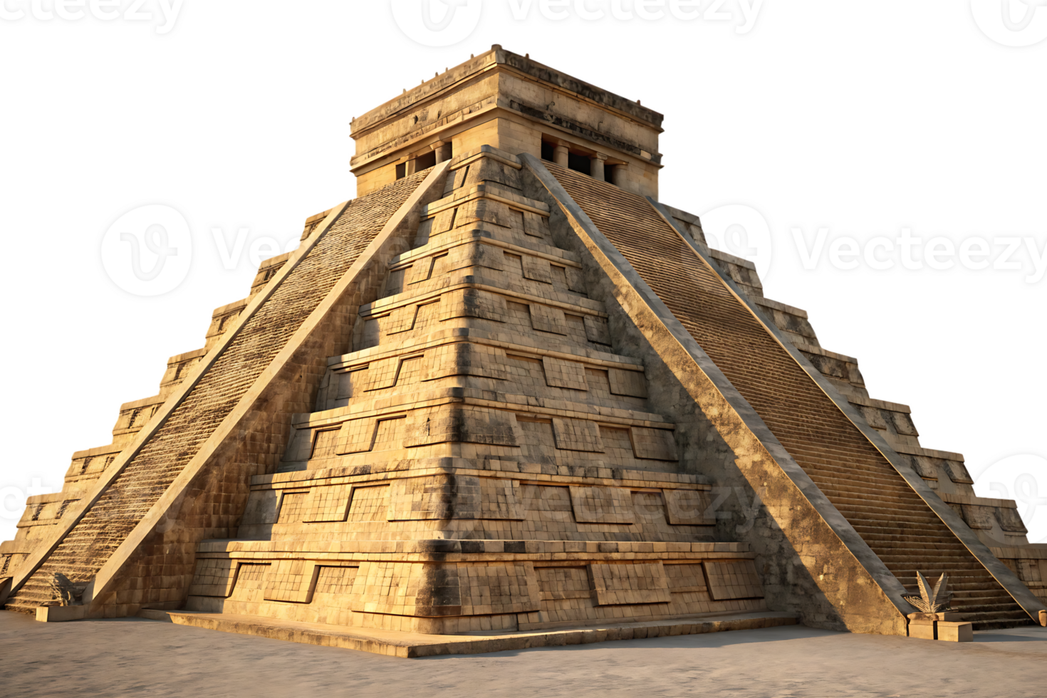 Ancient Mayan pyramid, Chichen Itza, Mexico png