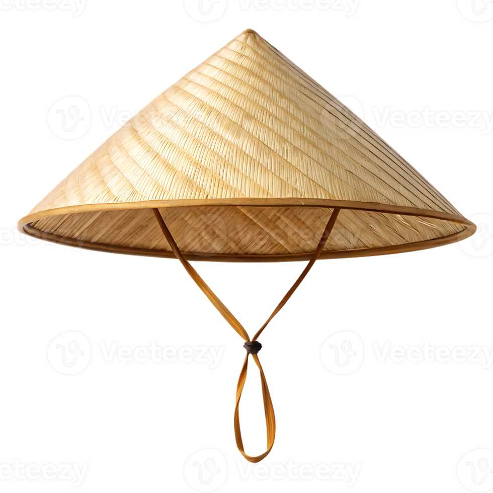 Traditional Asian conical hat, straw hat, Asian culture png