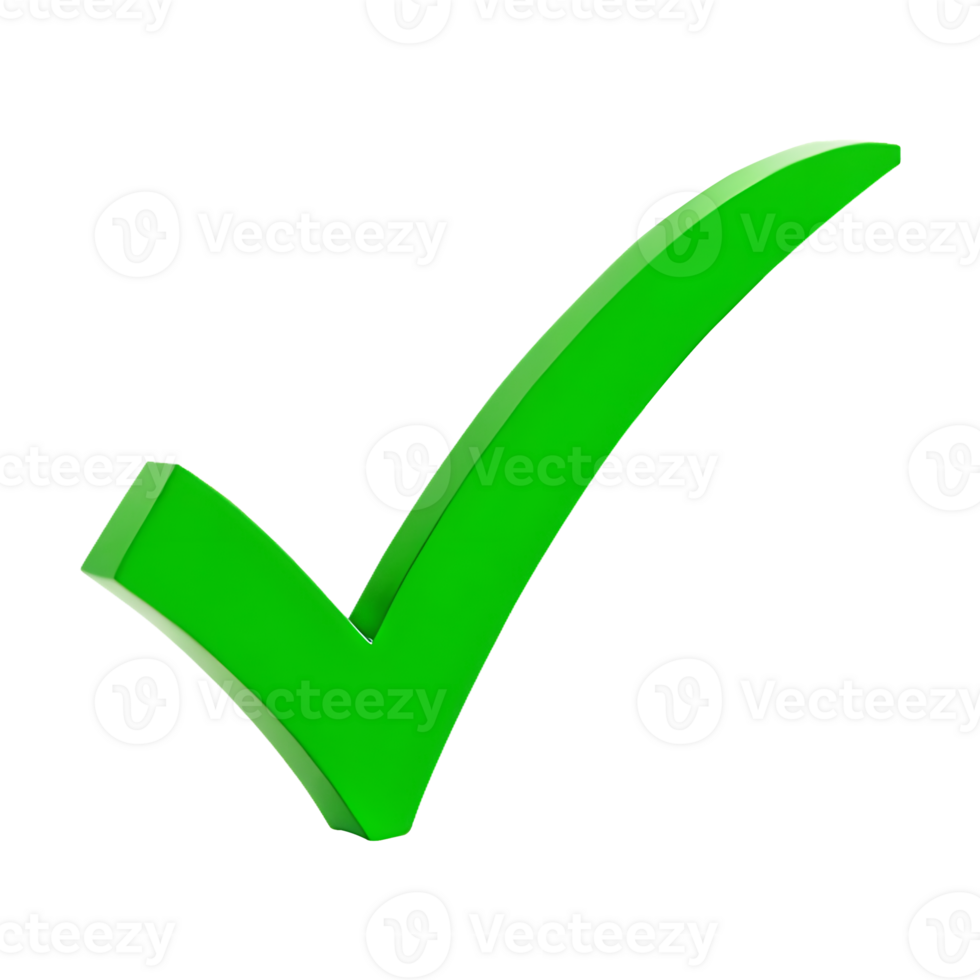 Green checkmark symbol, success, approval png