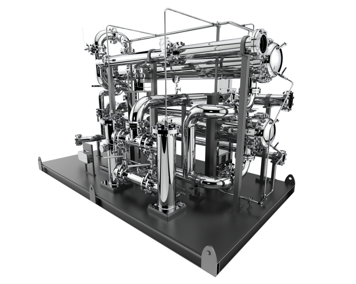 A 3d rendering of a large industrial machine png