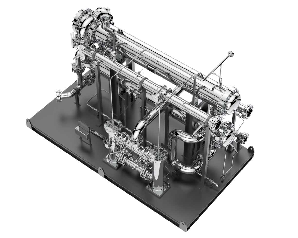 A 3d model of a large industrial machine png