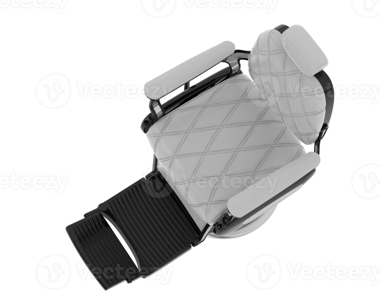 A white and black chair with a seat and back png