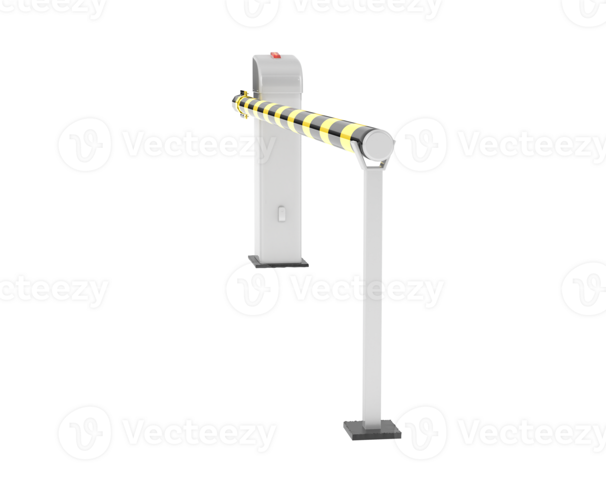 A metal barrier with a yellow stripe on it png