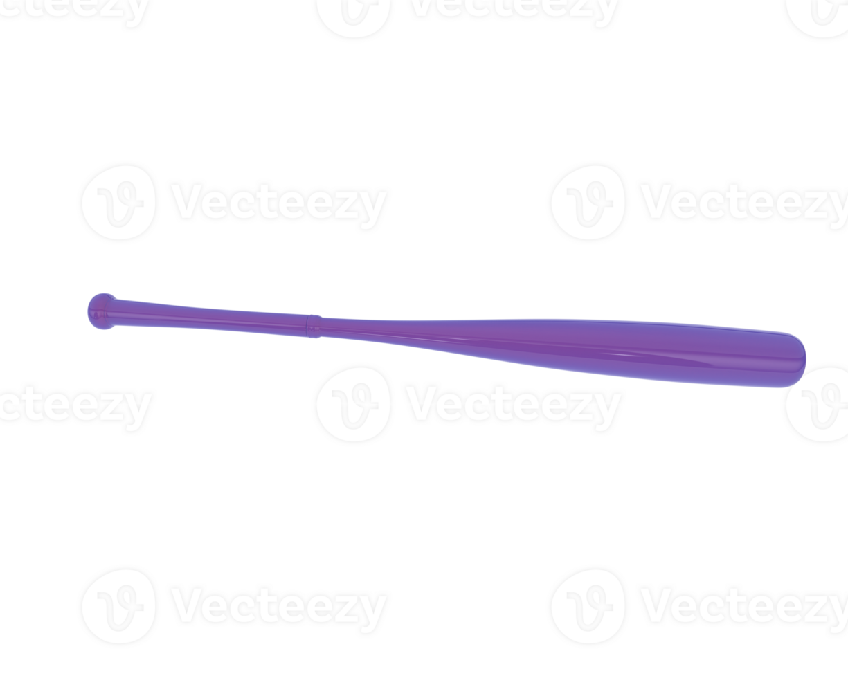 A purple baseball bat on a black background png