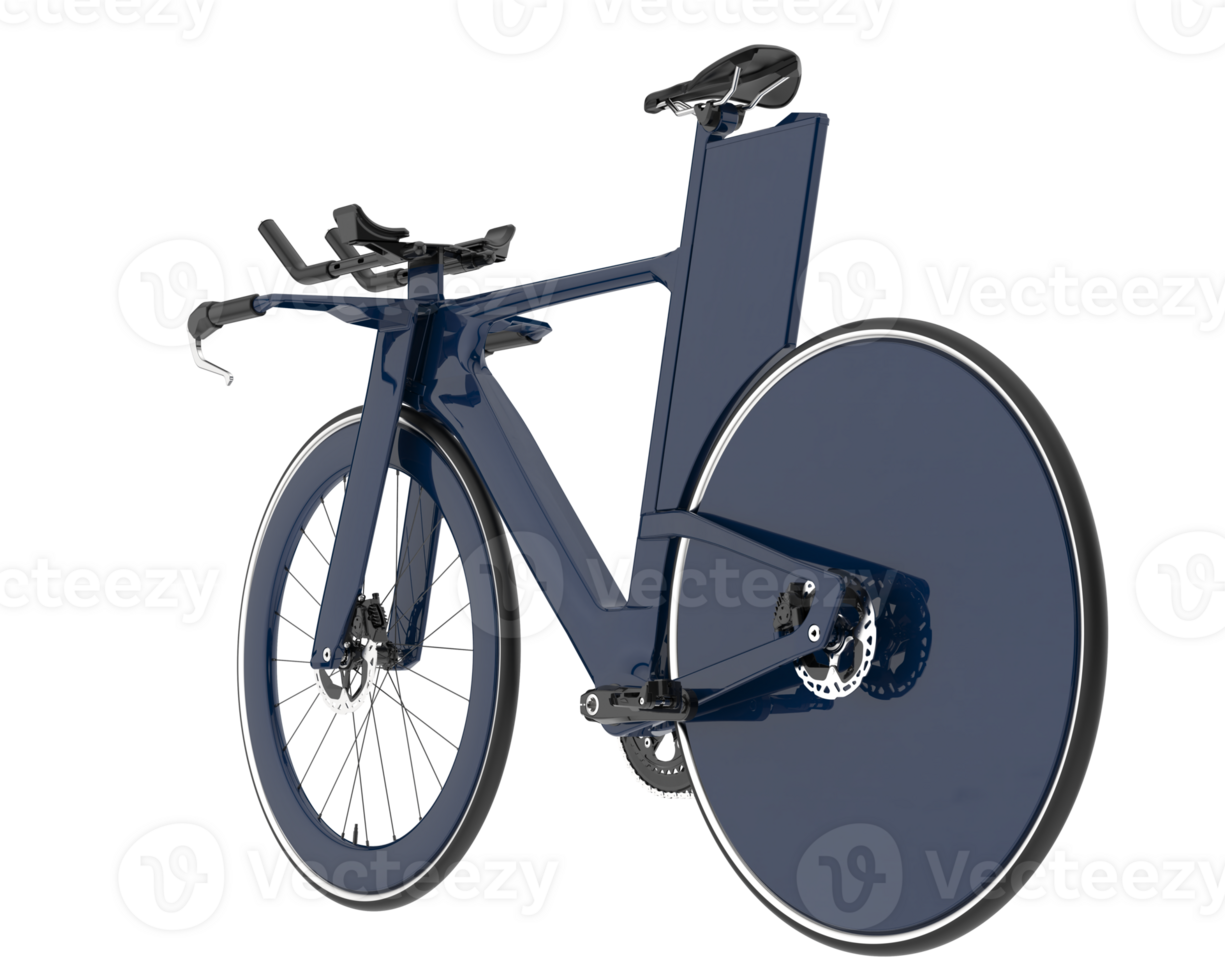 A blue bicycle with a wheel on the front png