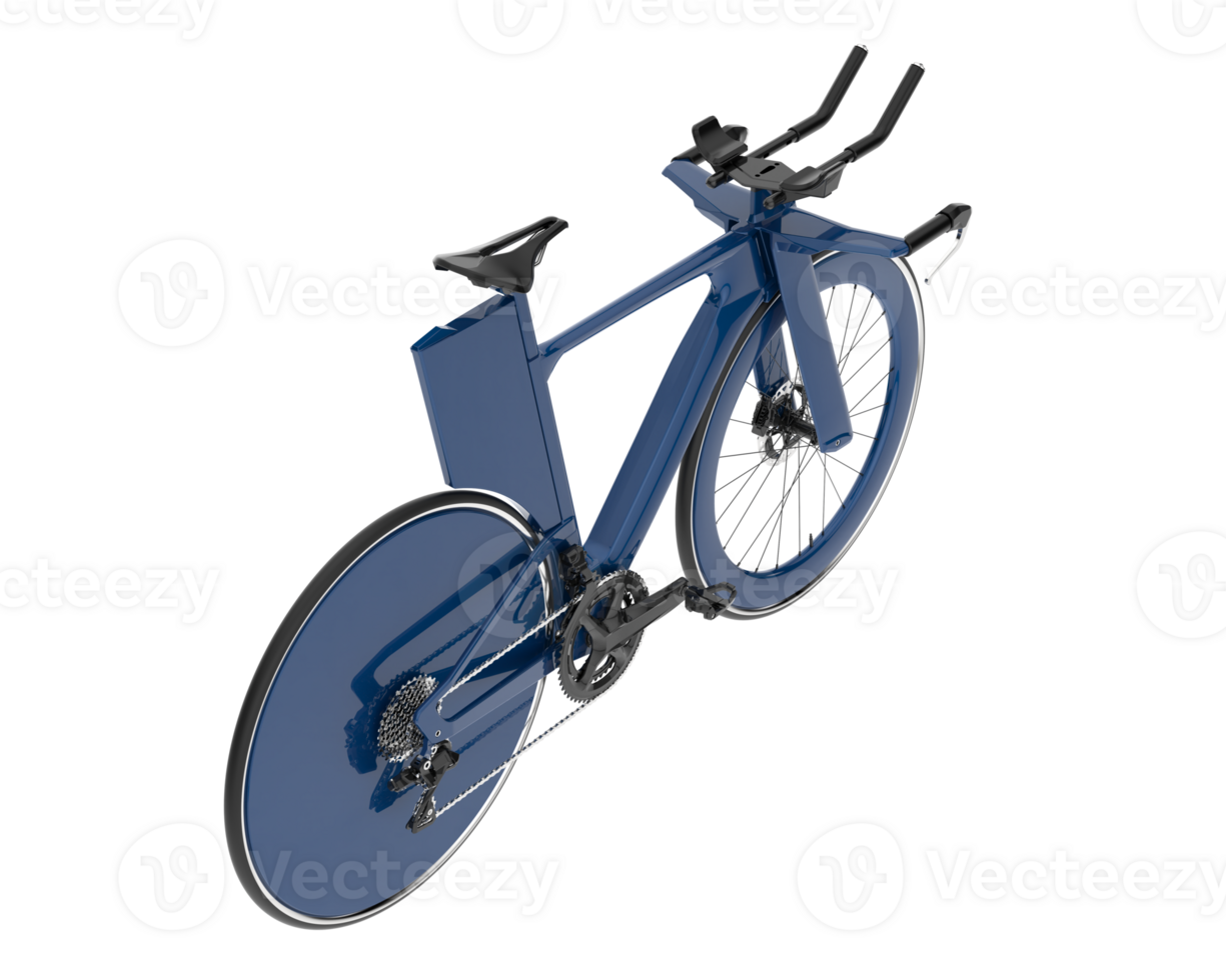 A blue bicycle is shown on a black background png
