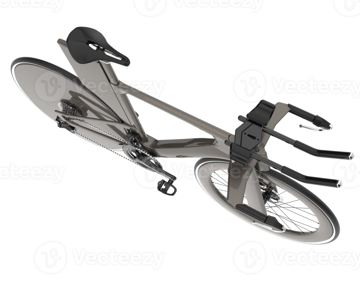 A bike is shown in a 3d rendering png
