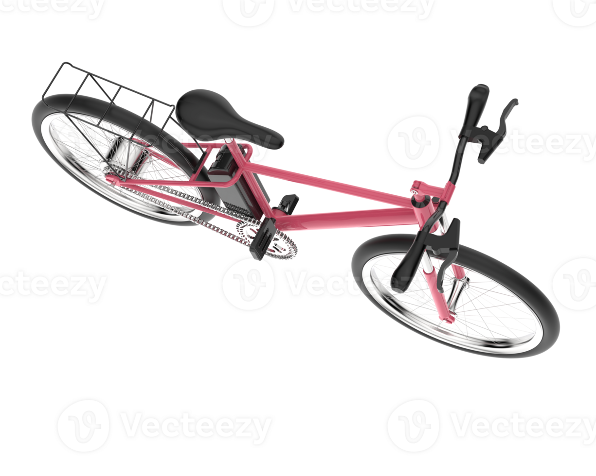 A bike with a basket on it png