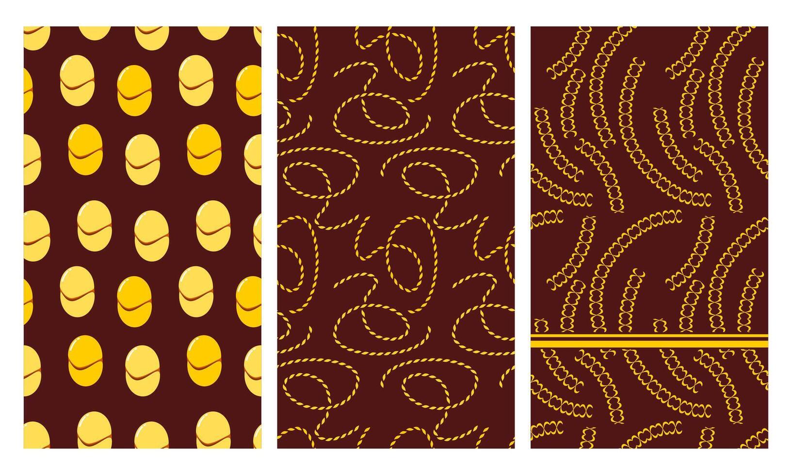 A collection of seamless patterns that look unique and classy. Suitable for application on paper, fabric, walls, or simply displayed digitally. vector