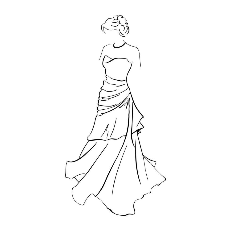 black female silhouette vector