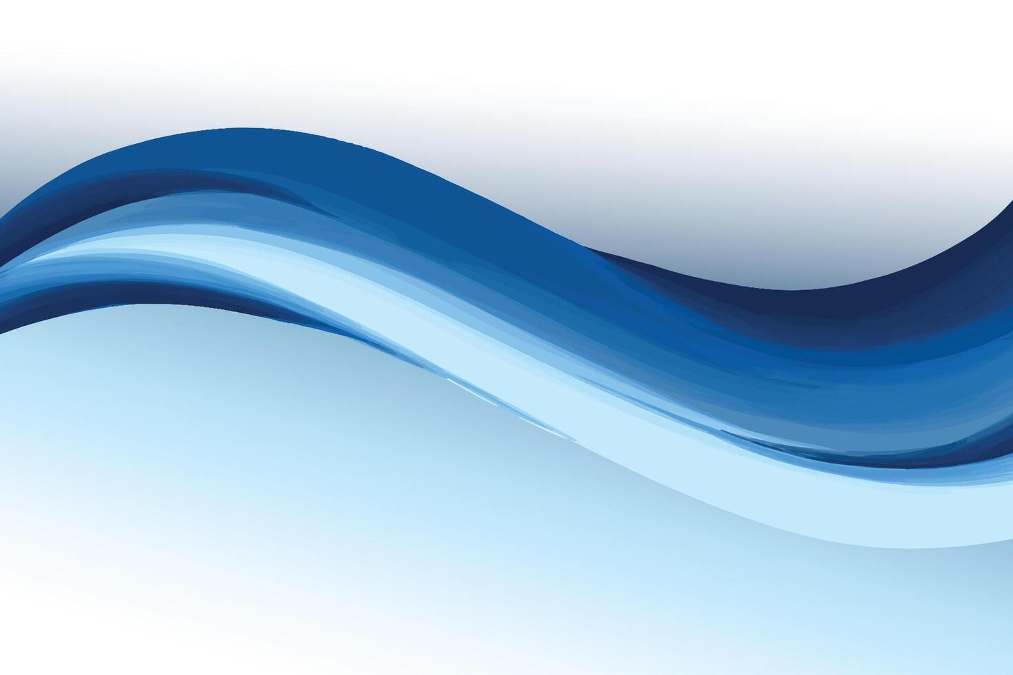 Abstract blue wave vector