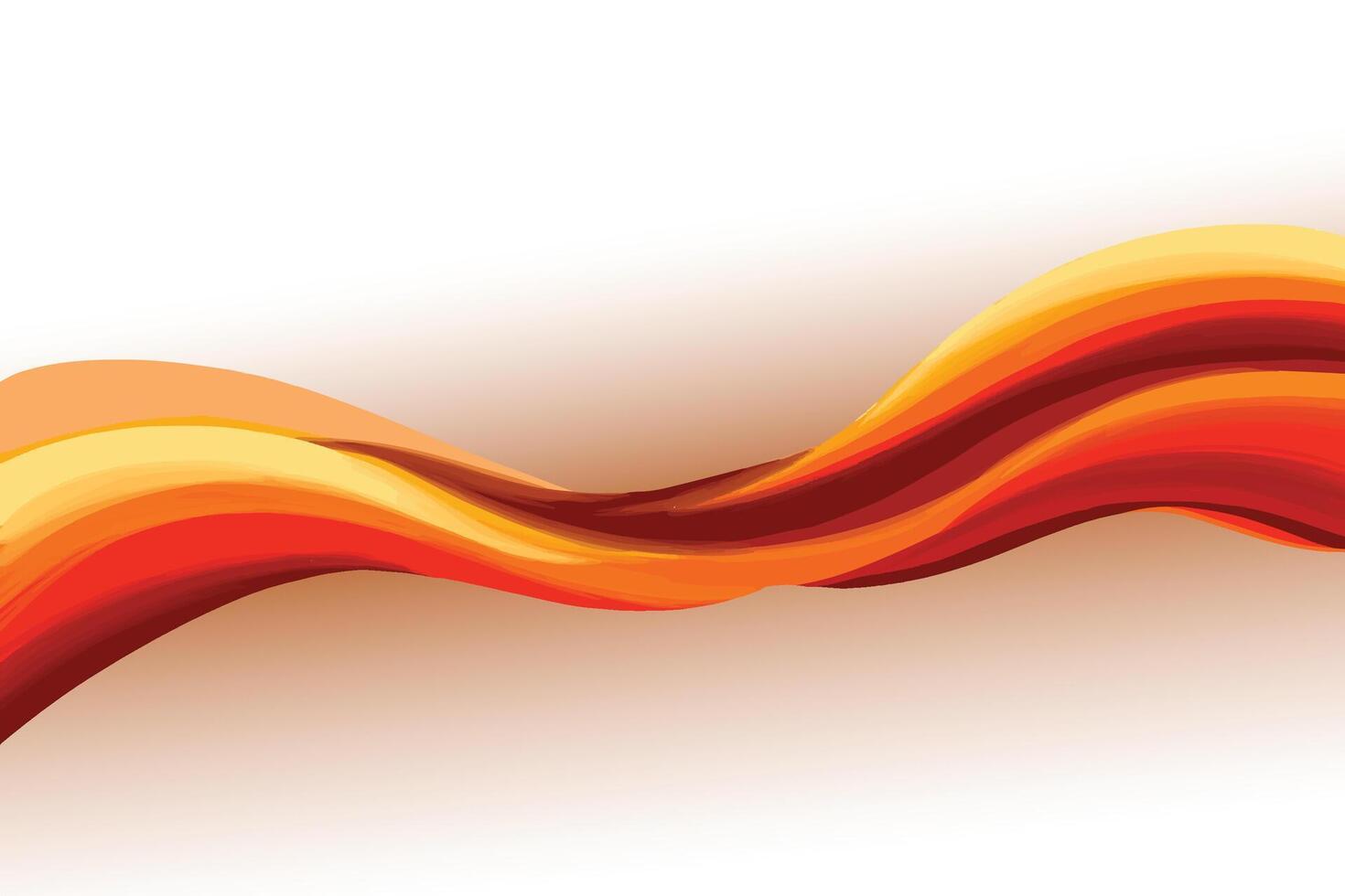 Modern colorful wave vector