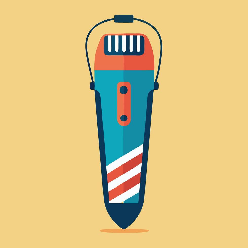 Stylish Electric Hair Clipper Illustration Design vector