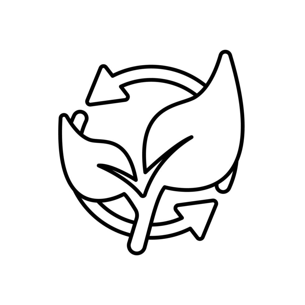 Icon a detox, isolated against a clean background. vector