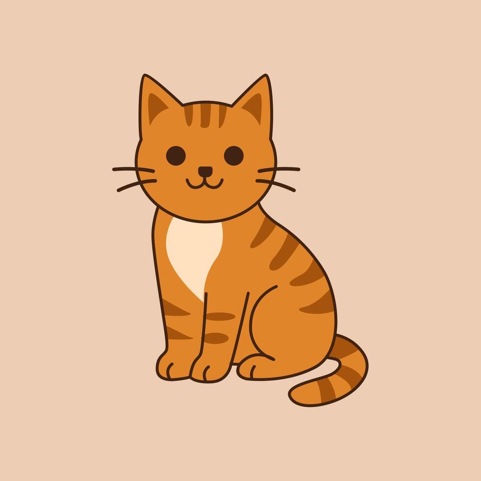 a set of cat illustrations vector
