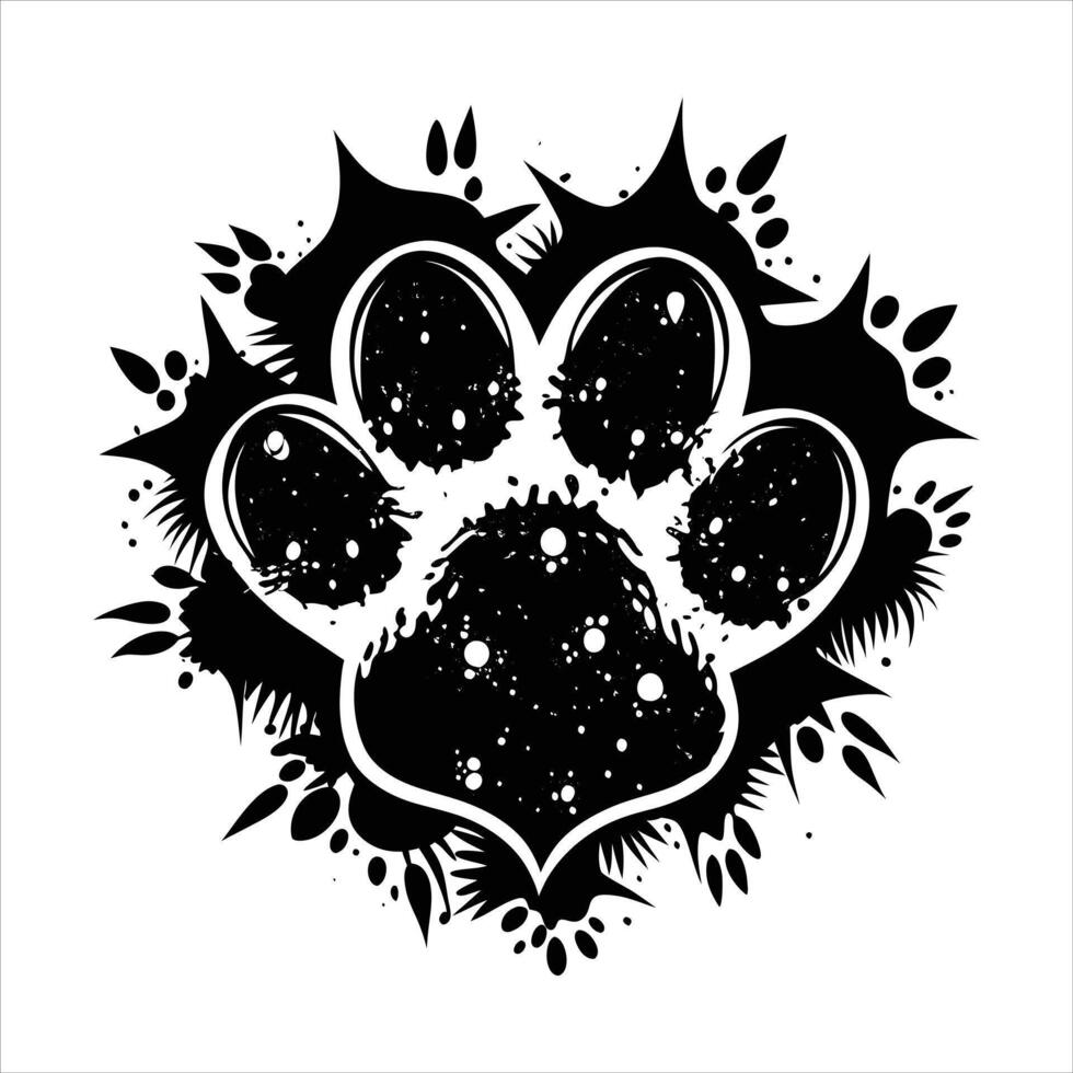 Paint Splatter Heart vector