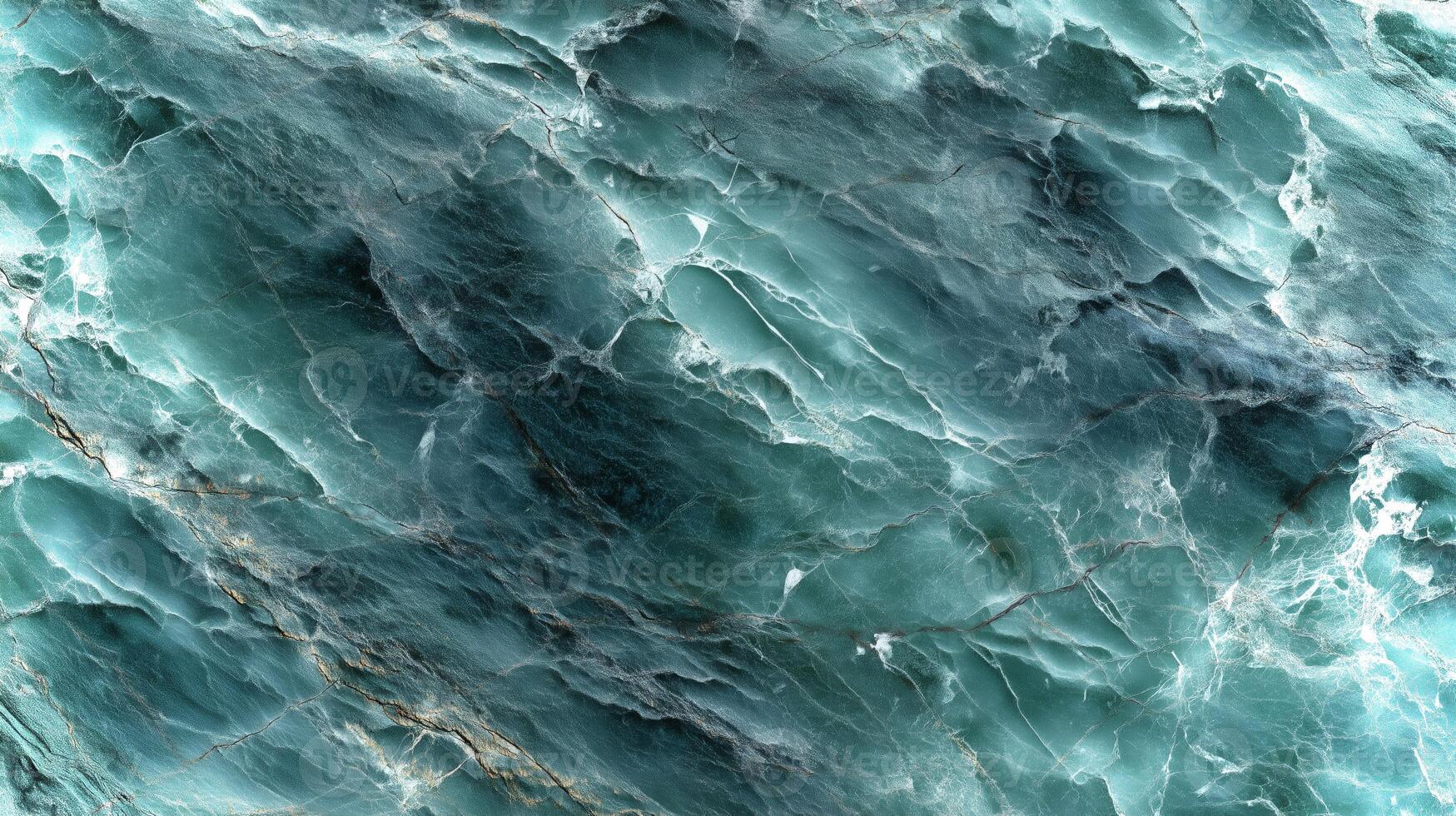 This unique abstract backdrop features beautiful aqua and dark teal marble textures ideal for various design applications, providing ample copy space for creativity. photo