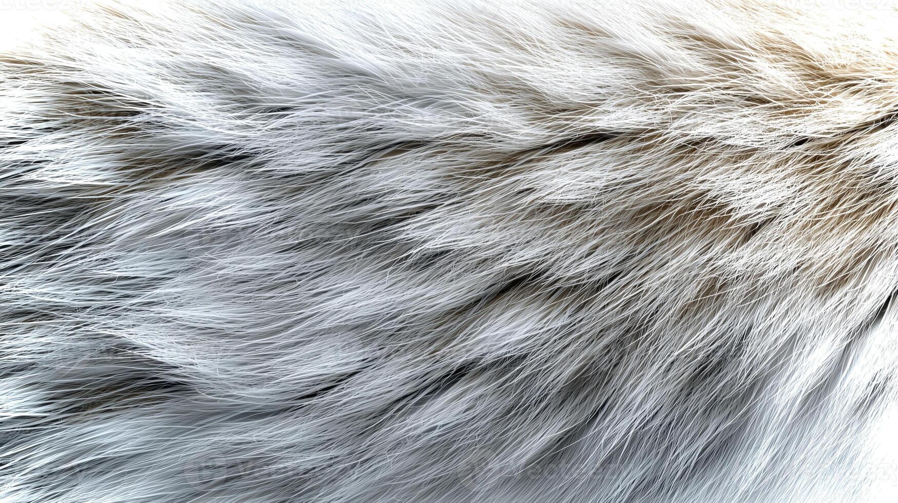 Close-up view of soft fur texture displaying intricate details. This eco-conscious backdrop emphasizes natural beauty, perfect for creative mockups and designs. photo