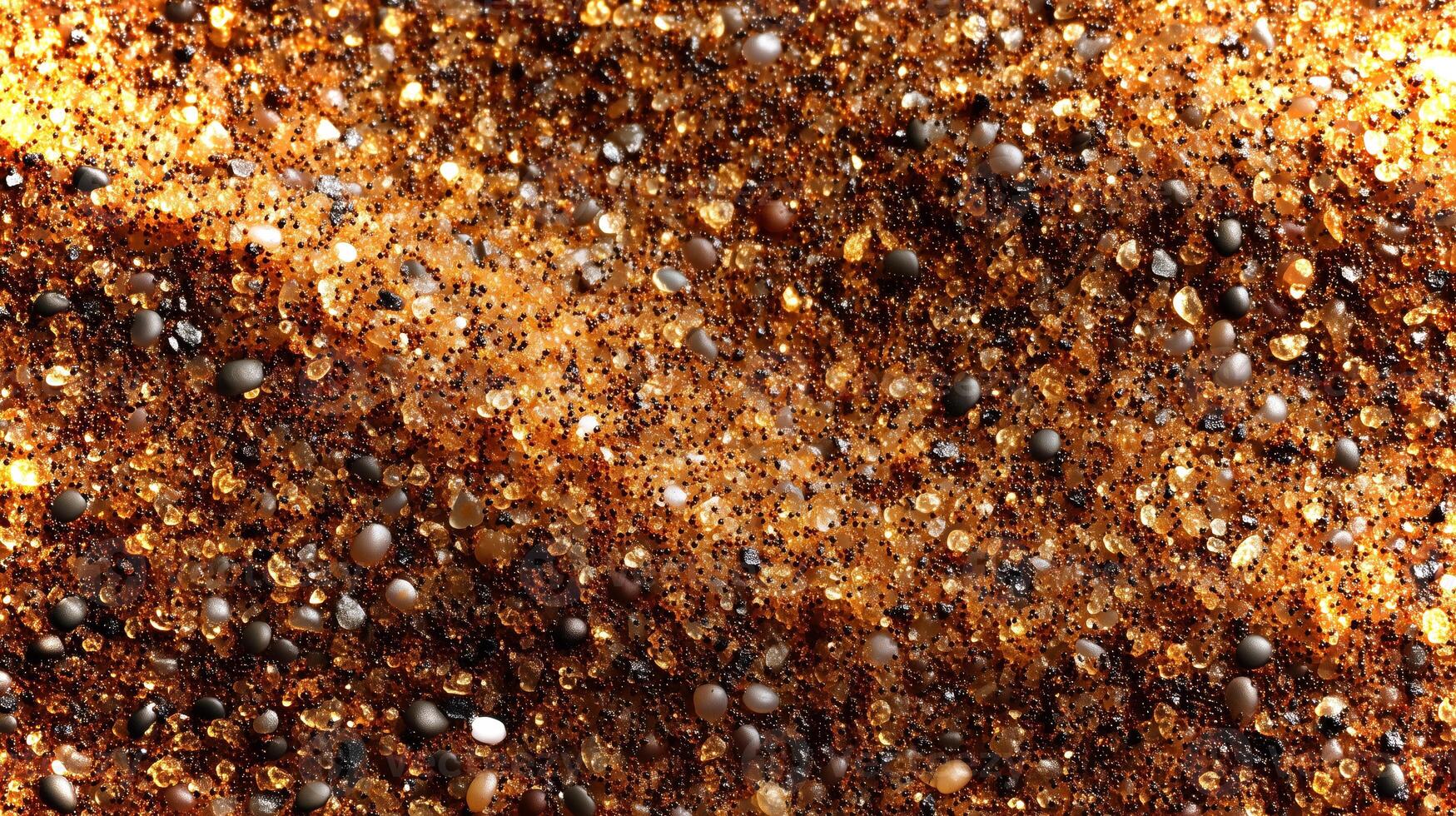 This backdrop features a close-up view of textured sand, revealing its intricate patterns and earthy tones, ideal for eco-themed designs and mockups. photo