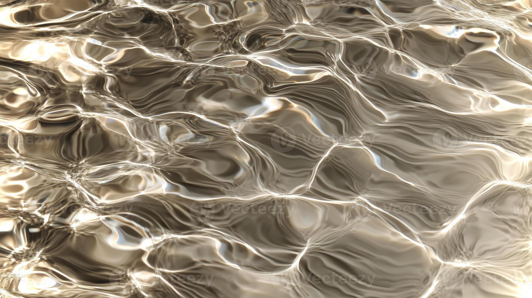 Gentle ripples travel across the tranquil water surface, capturing and reflecting surrounding light in a harmonious display during daytime. photo