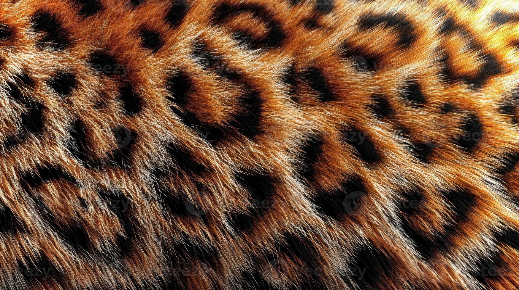 Leopard skin texture features rich colors and distinct patterns, creating an eco-friendly backdrop ideal for design projects focused on nature-themed aesthetics. photo