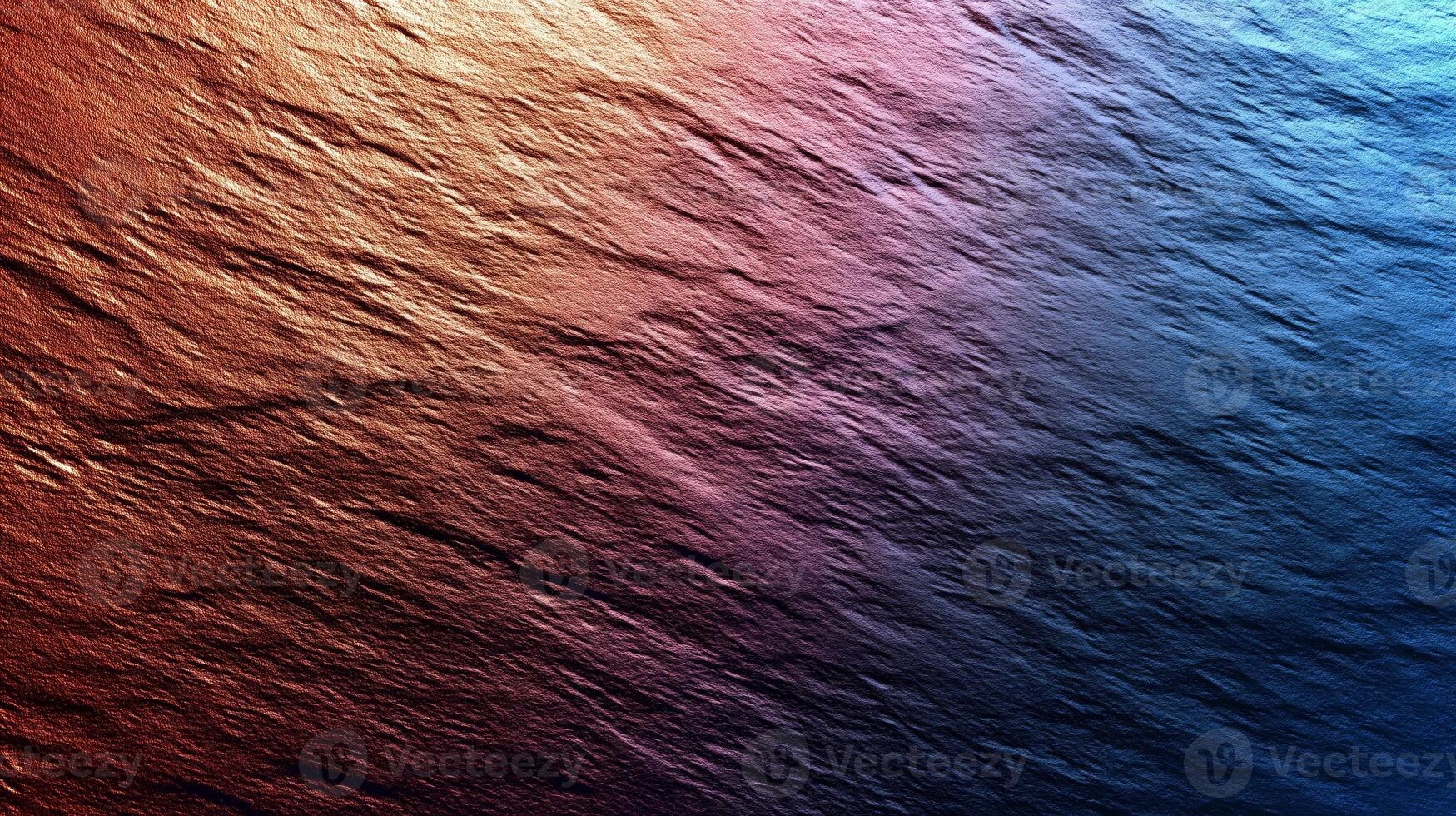 This backdrop features a rich texture with a smooth gradient of warm to cool colors, ideal for various design applications or as a mockup background. photo