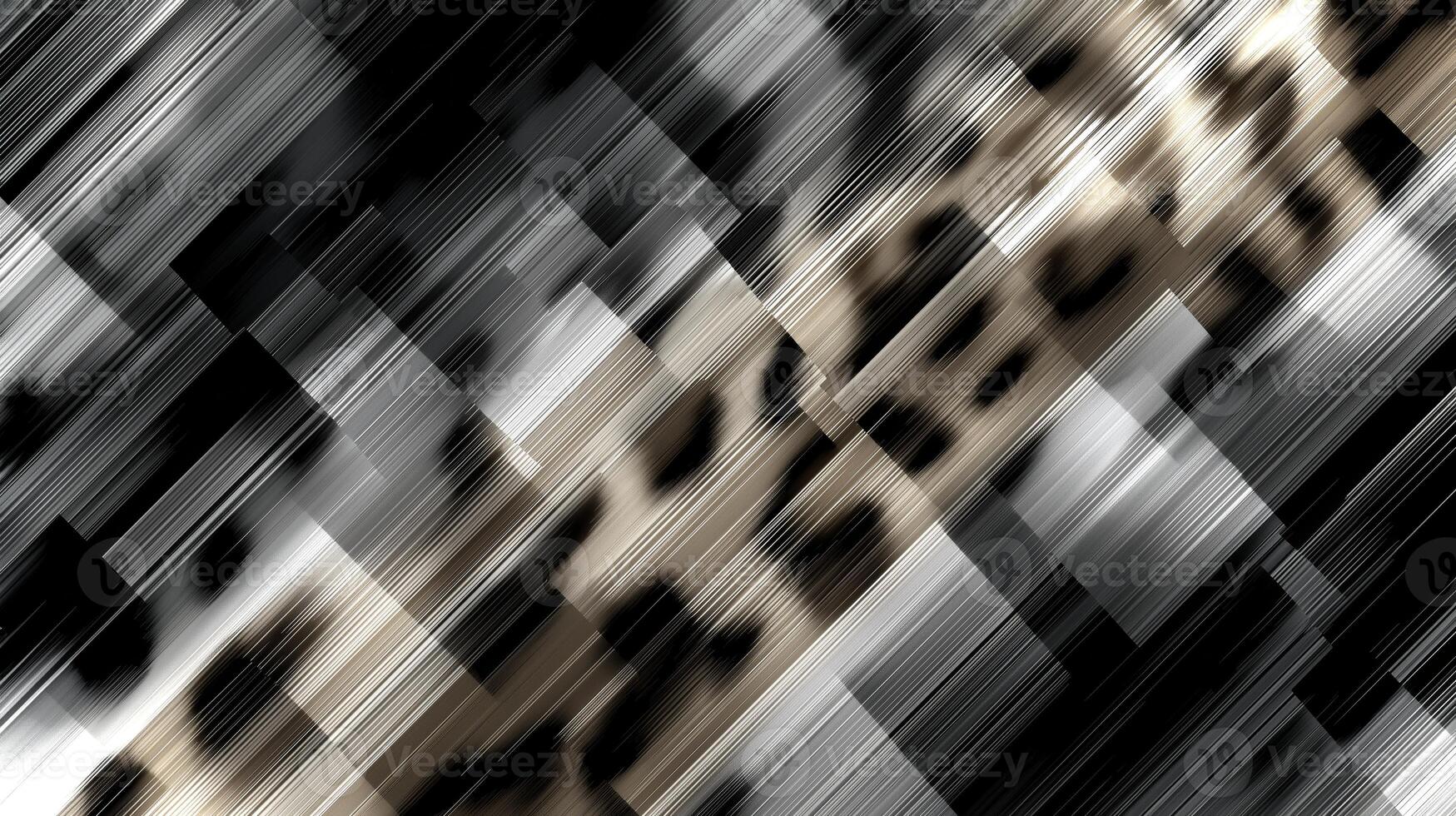 This design features a striking blend of black and silver streaks, showcasing an animal skin pattern. photo