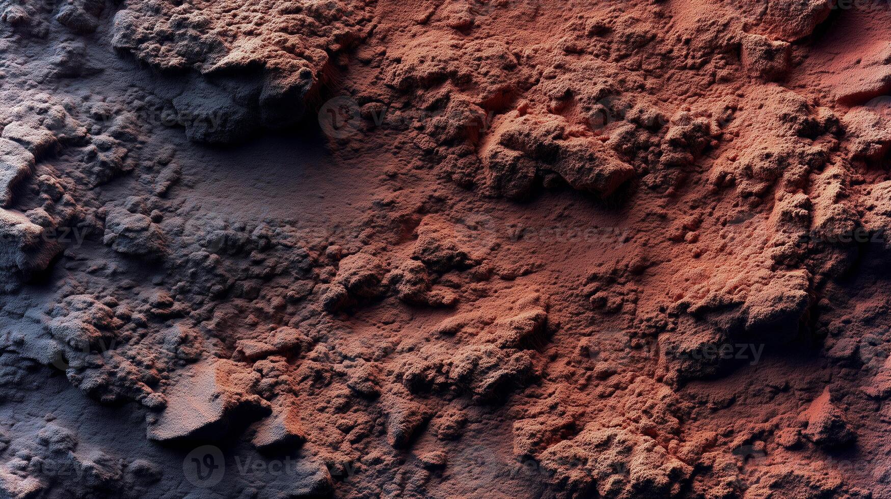 The close-up of textured surfaces reveals rich earth tones, ideal for eco-themed backgrounds or mockups. This setting evokes organic and natural aesthetics. photo