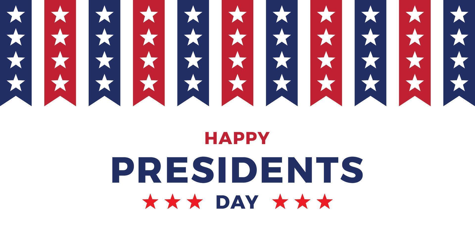 President's Day Poster Background vector