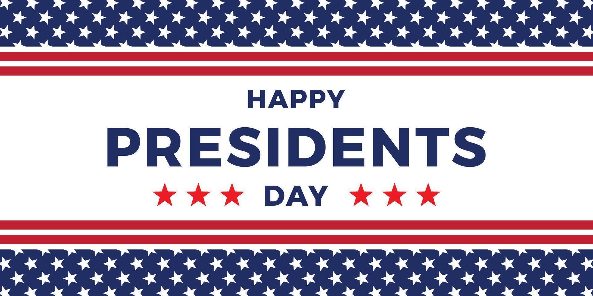 President's Day Poster Background Design. vector