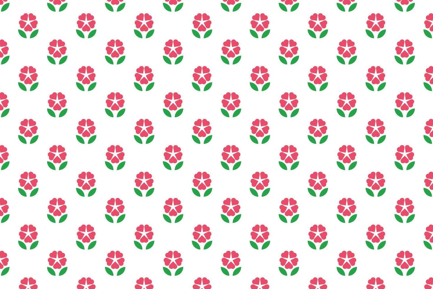 Geometric heart flower background abstract vector