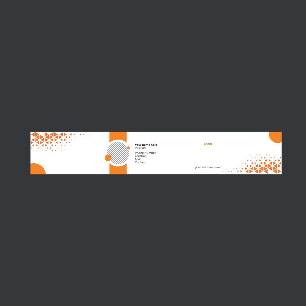 Minimal cover photo design vector