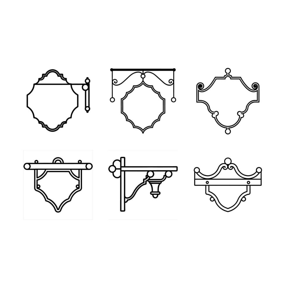 Colonial Bracket Illustration Vintage Architectural Ornament Clipart vector