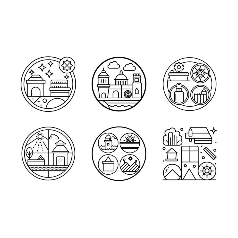 Clearcover Icons Clean, Minimal, and Transparent Icon Set for UI and Design vector