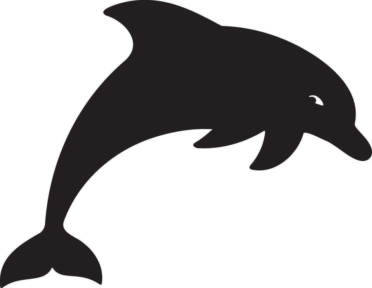 Dolphin clip art illustration vector