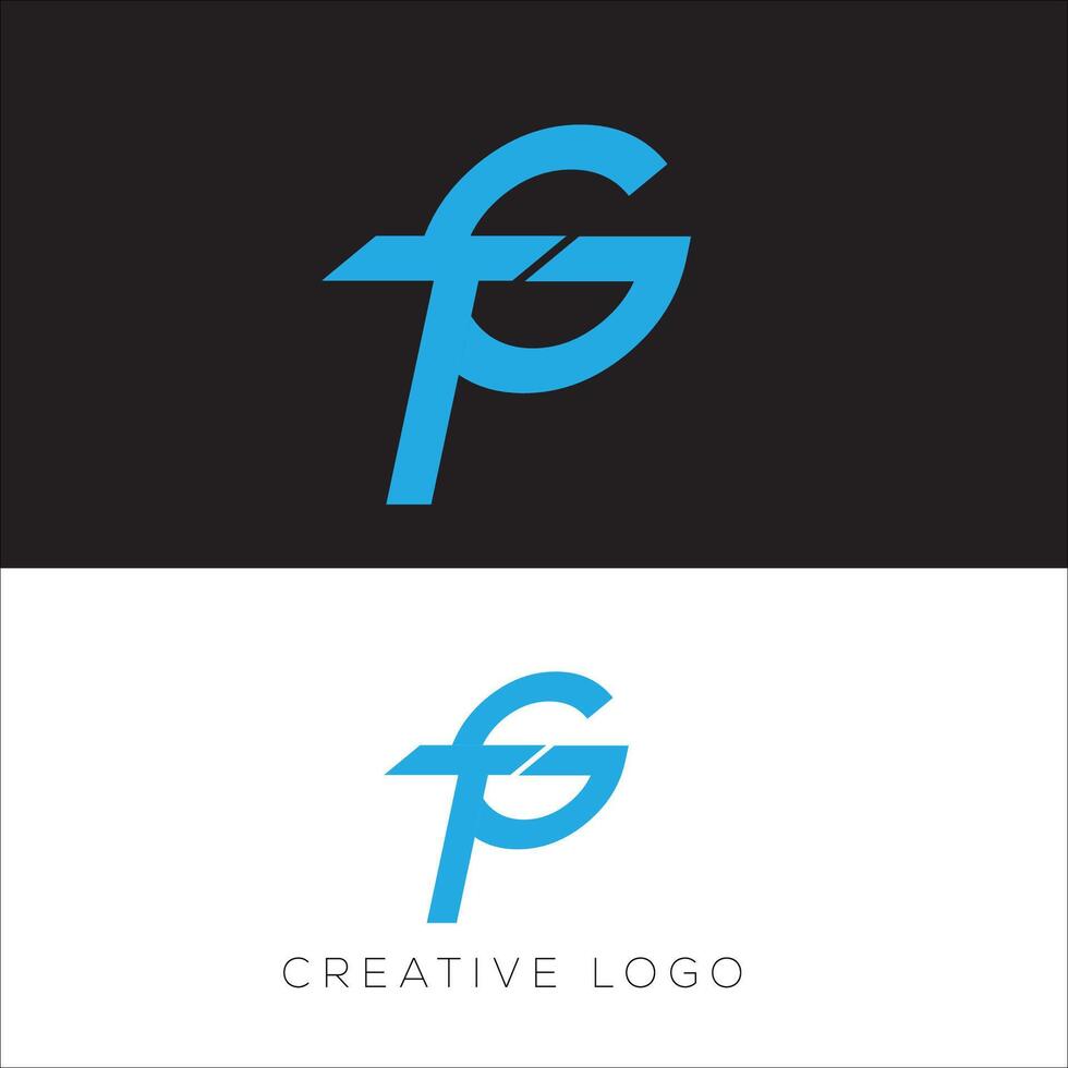 GT initial logo design vector
