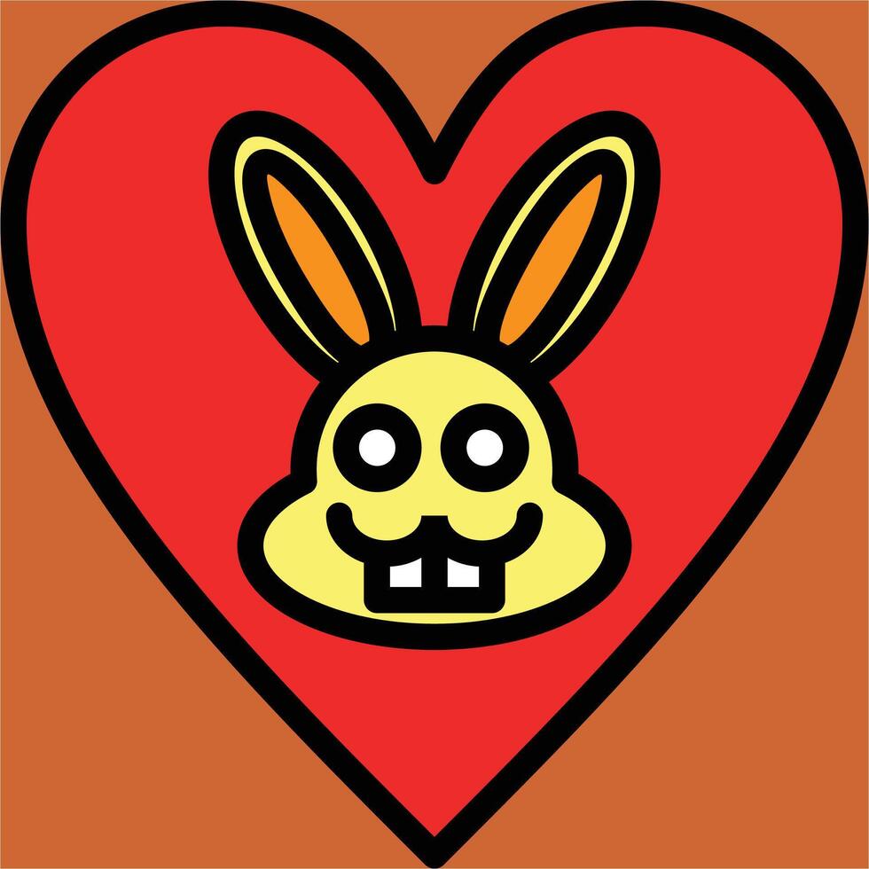 love for pet color icon vector