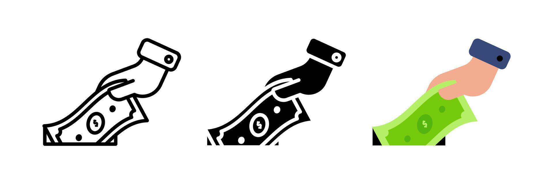 Investment icon set.for mobile concept and web design on white background vector